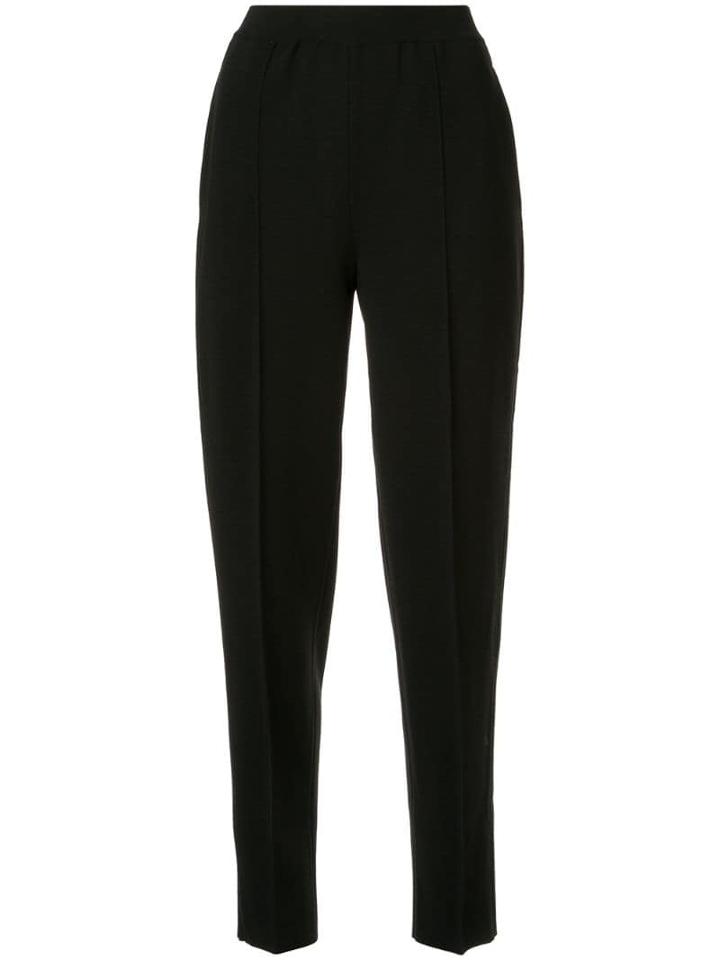 Agnona Straight Leg Trousers - Black