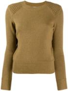 Isabel Marant Étoile Fitted Crew Neck Sweater - Green