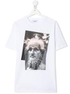 Neil Barrett Kids Photographic Print T-shirt - White