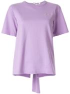 Ground Zero Open Back T-shirt - Purple