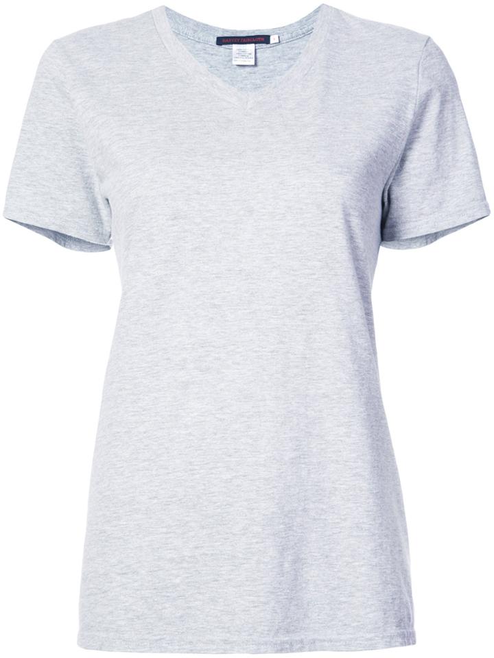 Harvey Faircloth Split Back T-shirt - Grey