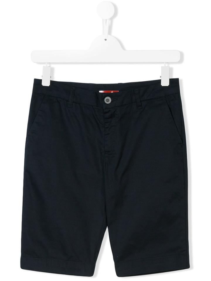 Paolo Pecora Kids Classic Chino Shorts - Blue