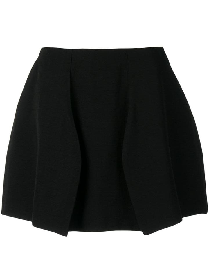 Jil Sander High Waisted Mini Skirt - Black