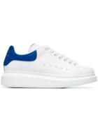 Alexander Mcqueen White Chunky Blue Tab Sneakers