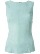 Drome Sleeveless Leather Top