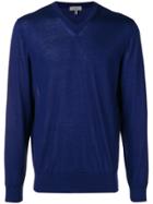 Lanvin V-neck Sweater - Blue