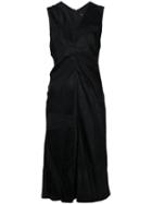Isabel Marant Midi Dress, Women's, Size: 36, Black, Ramie/viscose