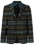 Golden Goose Deluxe Brand - Plaid Blazer - Men - Polyester/cupro/viscose/wool - S, Green, Polyester/cupro/viscose/wool