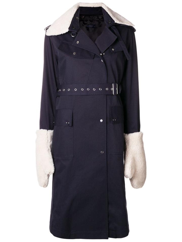 Eudon Choi Mitchell Trench Coat - Blue