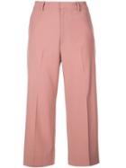 Co Wide Leg Trousers - Red