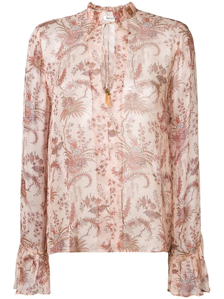 Magali Pascal Floral Print Blouse - Neutrals