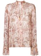 Magali Pascal Floral Print Blouse - Neutrals