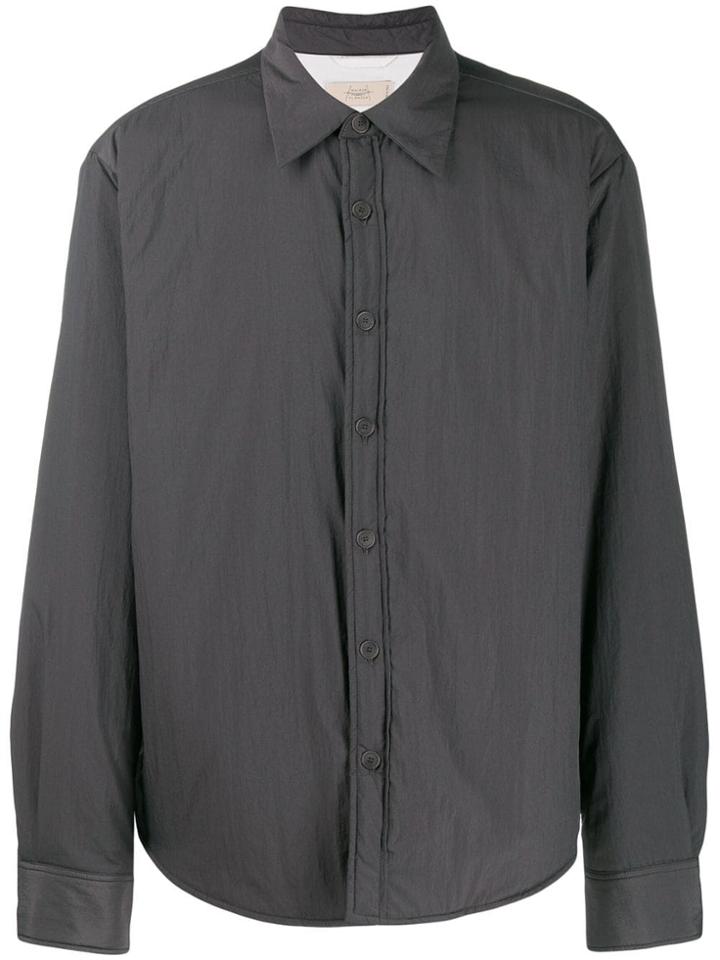 Maison Flaneur Lightweight Shirt Jacket - Grey