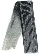 Rockins Sequins Embellished Scarf - Black