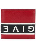 Givenchy Colour-block Logo Bi-fold Wallet - Red