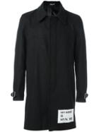 Numero00 My Mind Patch Coat, Men's, Size: Xl, Black, Spandex/elastane/cotton