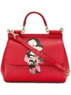 Dolce & Gabbana Medium 'sicily' Shoulder Bag, Women's, Red