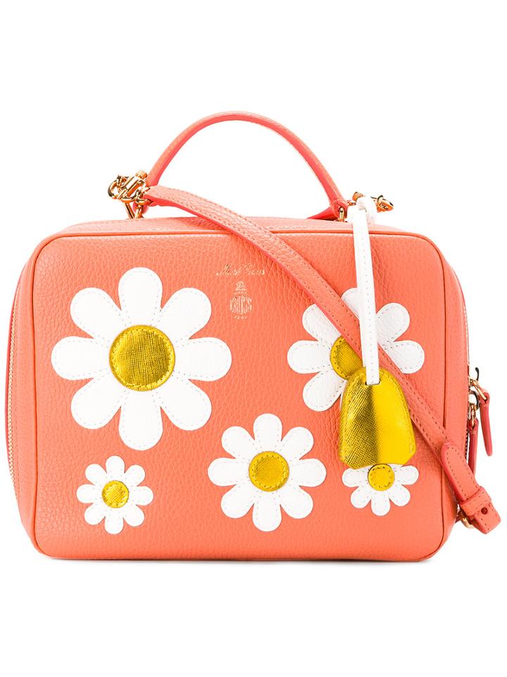 Mark Cross Grace Shoulder Bag, Women's, Yellow/orange, Leather