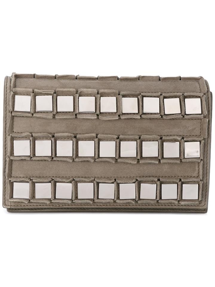 Tomasini Embellished Clutch - Green