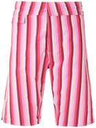 Amir Slama Striped Swim Trunks - Pink