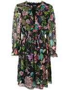 Just Cavalli Floral Print Dress - Multicolour