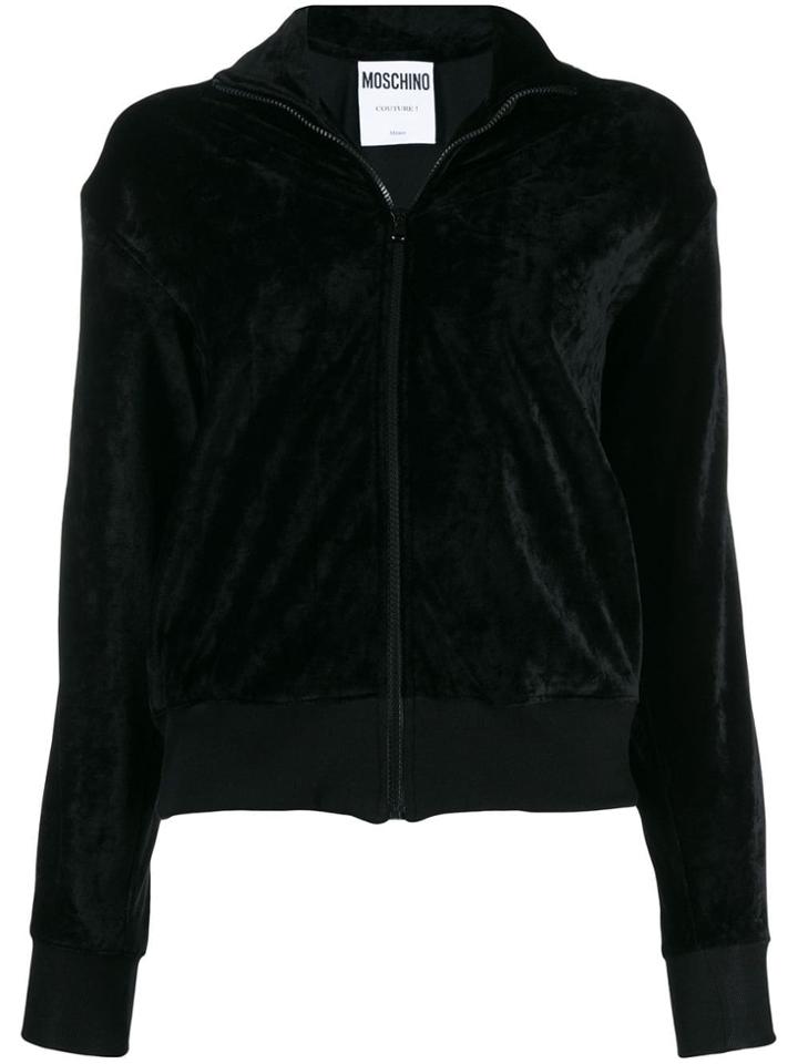 Moschino Logo Stripe Jacket - Black