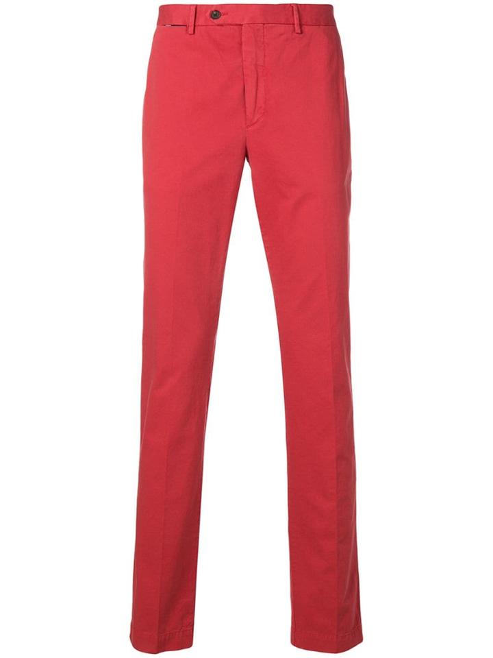 Hackett Plain Chinos - Red
