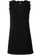 Miu Miu Short Scalloped Dress - Black