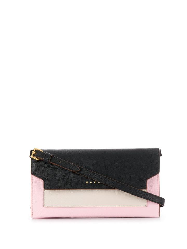 Marni Trunk Colour Block Crossbody Bag - Pink