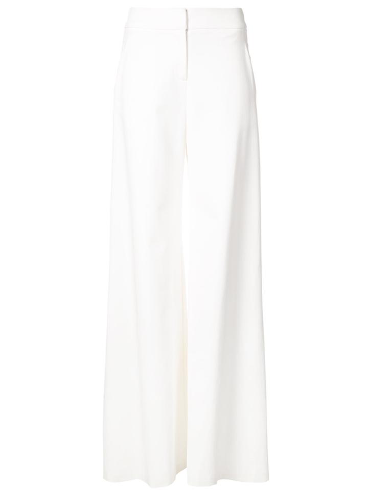 Carolina Herrera Wide Leg Trousers - White