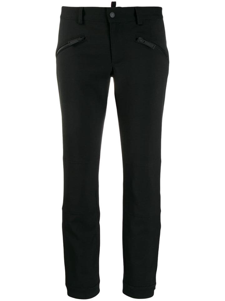 Dsquared2 Skinny Cropped Trousers - Black