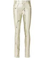 Haider Ackermann Printed Skinny Trousers - Neutrals