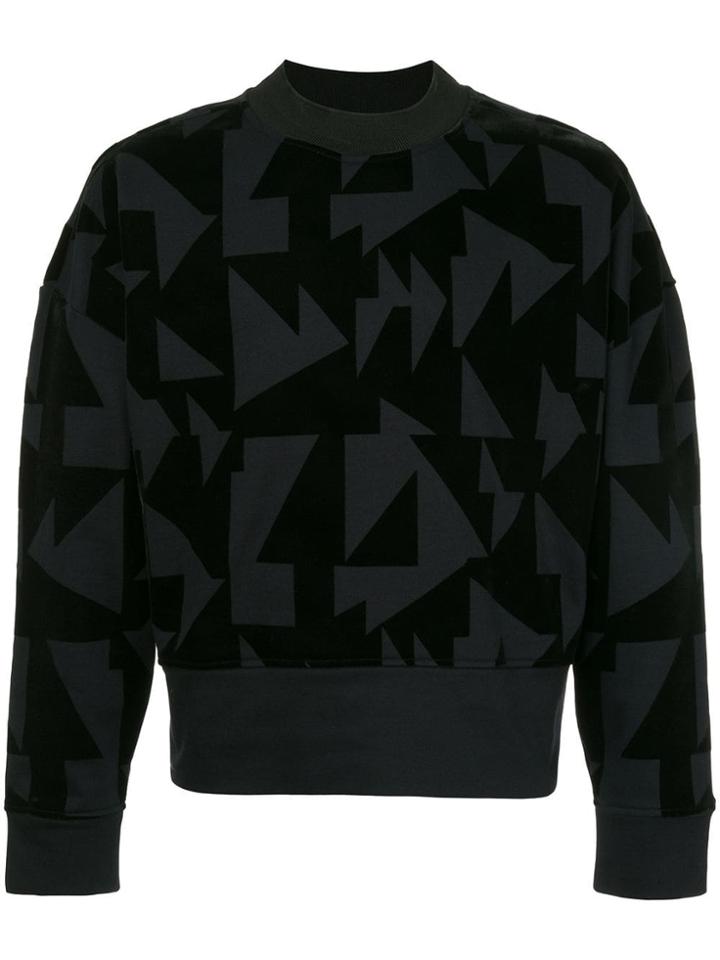 Cerruti 1881 Geometric Print Sweater - Black