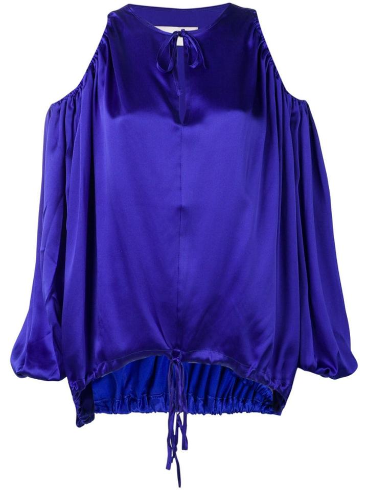 Marques'almeida Puffball Blouse - Blue