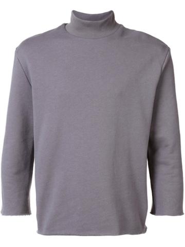 Bristol High Neck T-shirt, Men's, Size: Small, Grey, Cotton