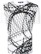 Junya Watanabe Comme Des Garçons Man - Graphic Print T-shirt - Men - Cotton - M, White, Cotton