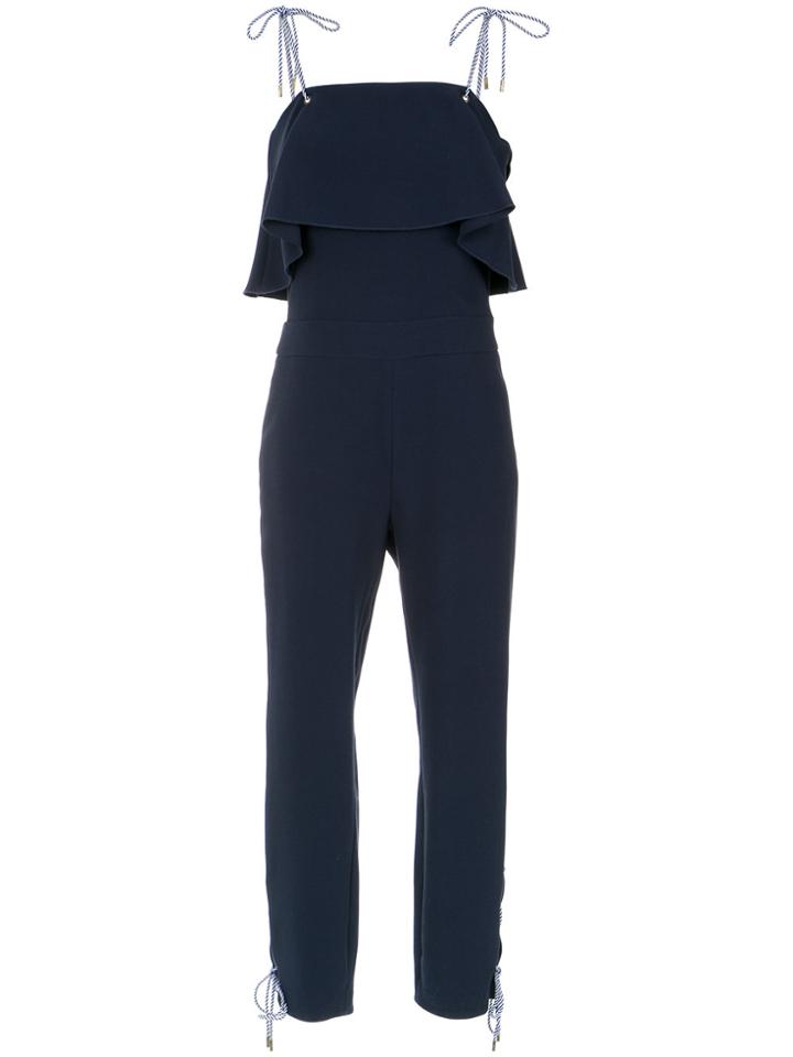 Nk Ruffle Jumpsuit - Blue