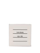 Thom Browne Paper Label Cardholder - White