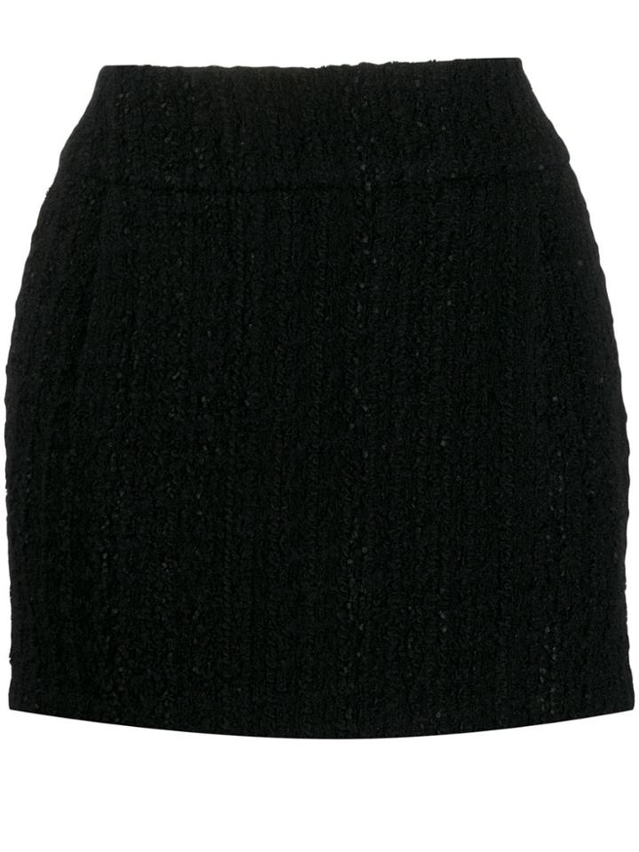 Alexandre Vauthier Textured Mini Skirt - Black