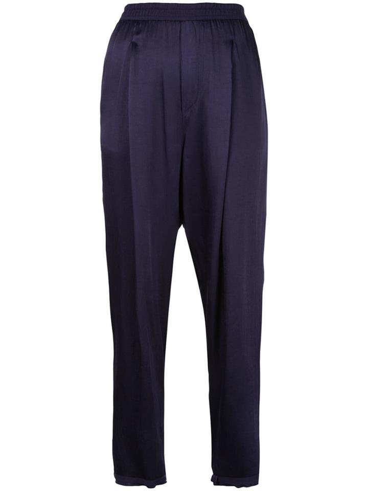 Raquel Allegra Elasticated Waist Trousers - Blue