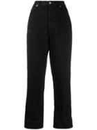 Golden Goose Cropped High-rise Jeans - Black