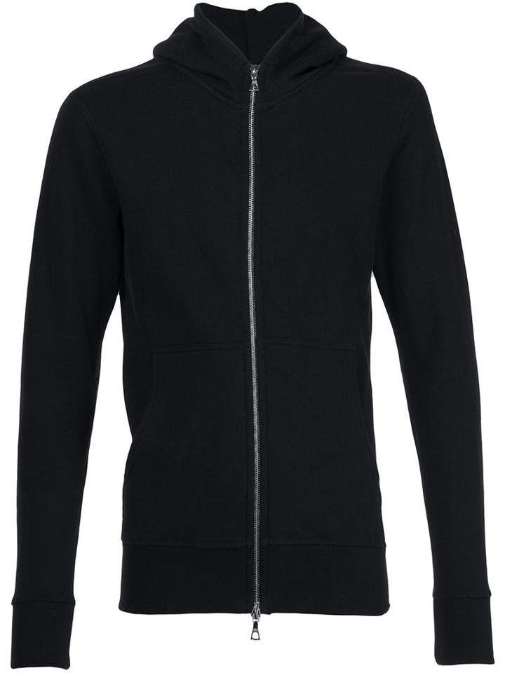 John Elliott Zip-up Hoodie, Men's, Size: Xxl, Black, Cotton