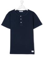 Dondup Kids Teen Henley T-shirt - Blue