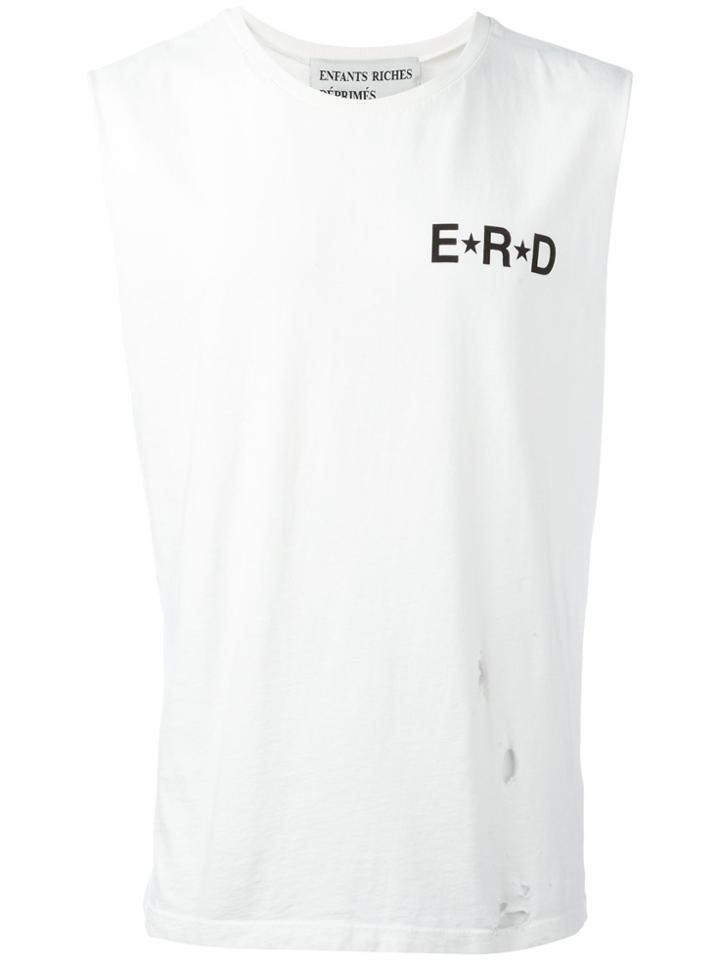 Enfants Riches Déprimés Logo Tank Top - White