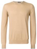 Fay Elbow Patch Jumper - Nude & Neutrals