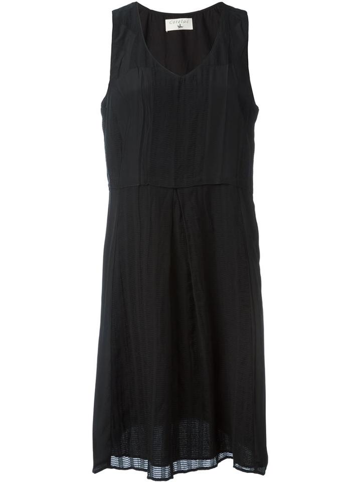 Cotélac Embroidered Details Sleeveless Dress
