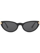 Versace Eyewear V-rock Cat Eye Sunglasses - Black