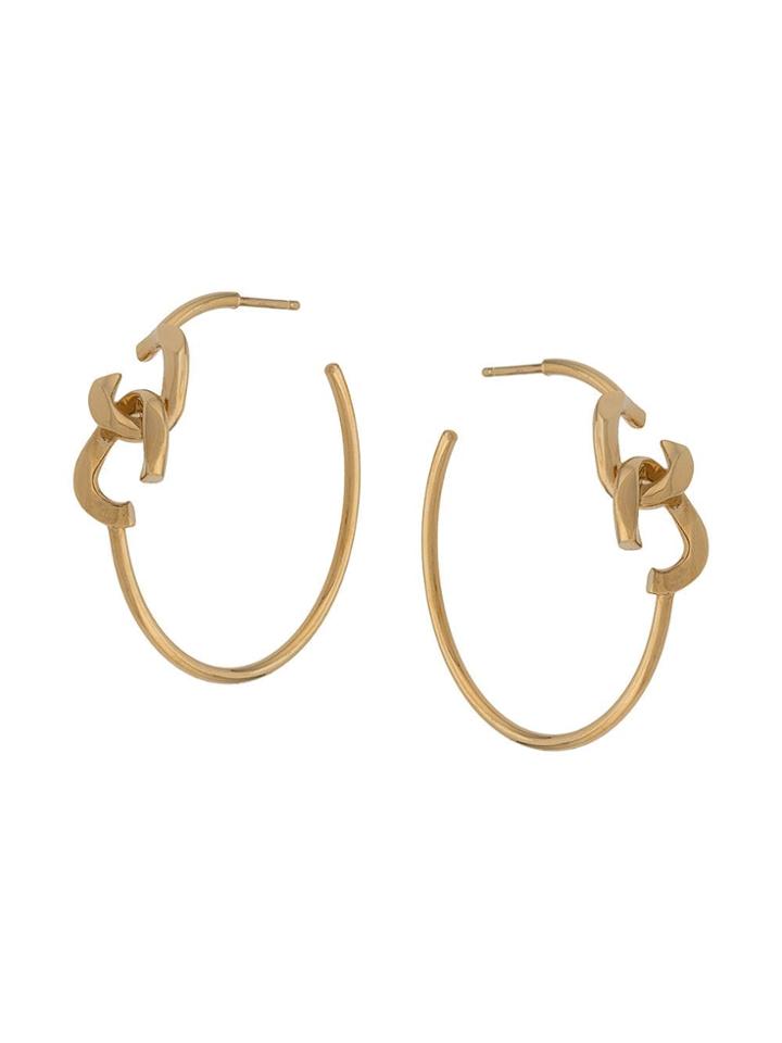Annelise Michelson Tiny Dechainee Small Hoops - Gold