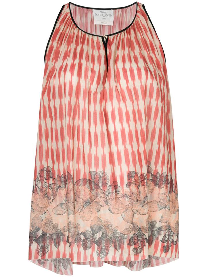 Forte Forte Printed Tank Top - Nude & Neutrals