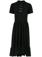 À La Garçonne Polo Midi Dress - Black